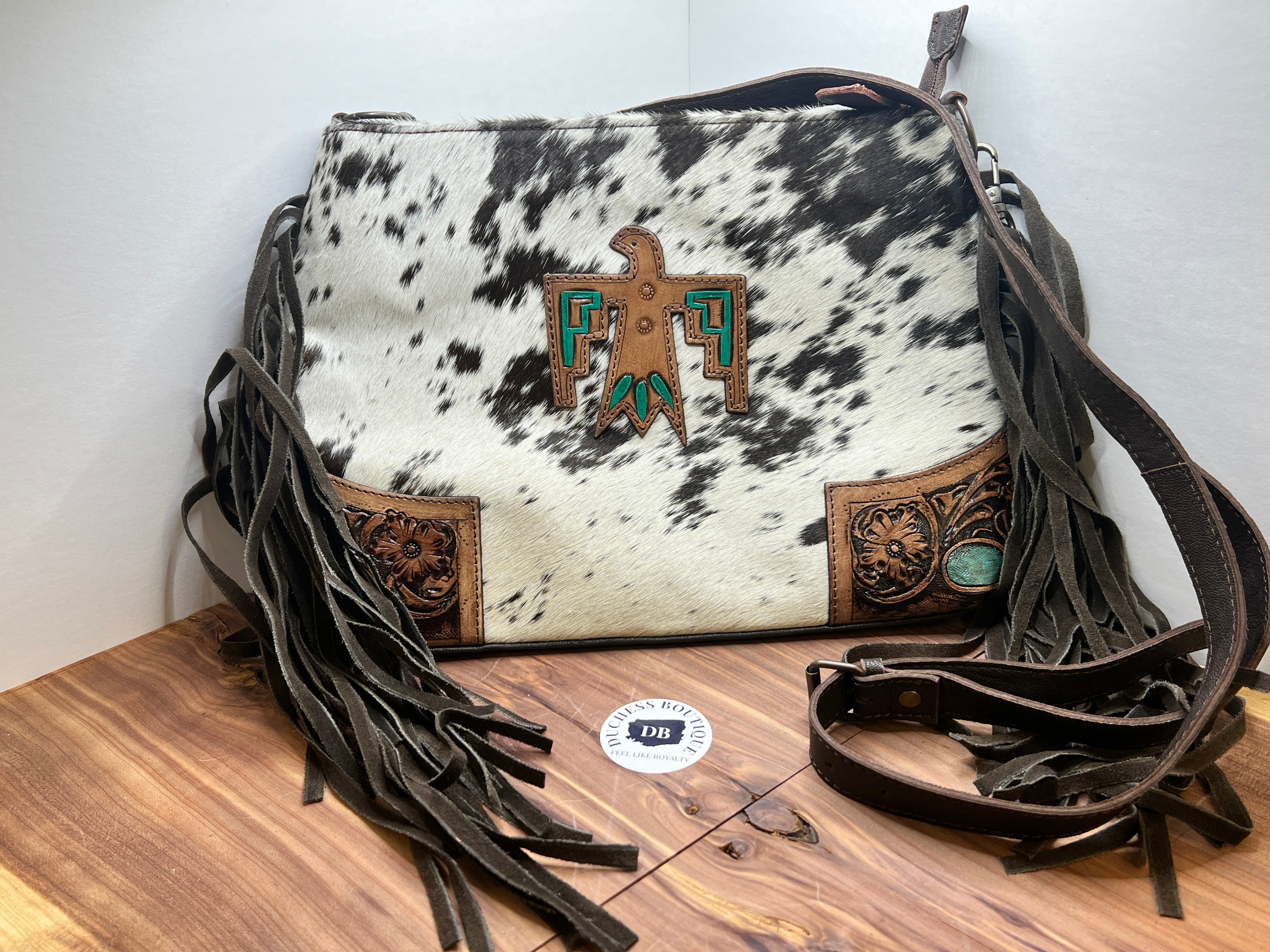 New Statement Bag! Cowhide, fringe and a bold belt buckle all in one  luxurious bag! — ANNADELE ALPACAS